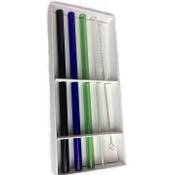 Eco&Beyond Glas Strohhalm Bunt Vergleich