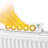 ecoCalm Heizkörper Ventilator mit 5 Lüftern