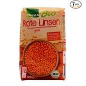 Edeka Bio Rote Linsen geölt Vergleich