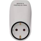 EMOS Steckdosenadapter mit 2 USB