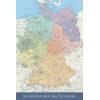 Empireposter politische Deutschlandkarte 555113