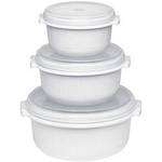 Emsa 3-teiliges Mikrowellentopf-Set