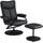 [en.casa] Relaxsessel mit Hocker