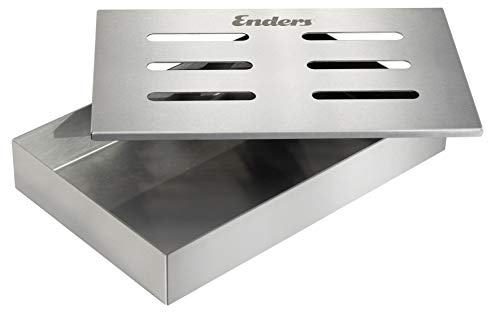 Räucherbox Aus Edelstahl Mit Holzspänen Bundle – Apfel & Hickory Für Gas- & Holzkohlegrills