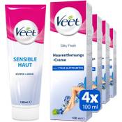 Veet Enthaarungscreme 4er Pack sensitiv Vergleich