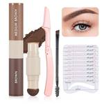 Eonfave Augenbrauen Schablone Stempel Set