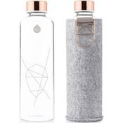 EQUA Glasflasche mit Filzhülle