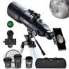 ESSLNB Teleskop Astronomie 400/80MM Refraktor Teleskop für Kinder Einsteiger Erwachsene Linsentelesk