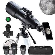 ESSLNB Teleskop Astronomie 400/80MM Refraktor Teleskop für Kinder Einsteiger Erwachsene Linsentelesk Vergleich