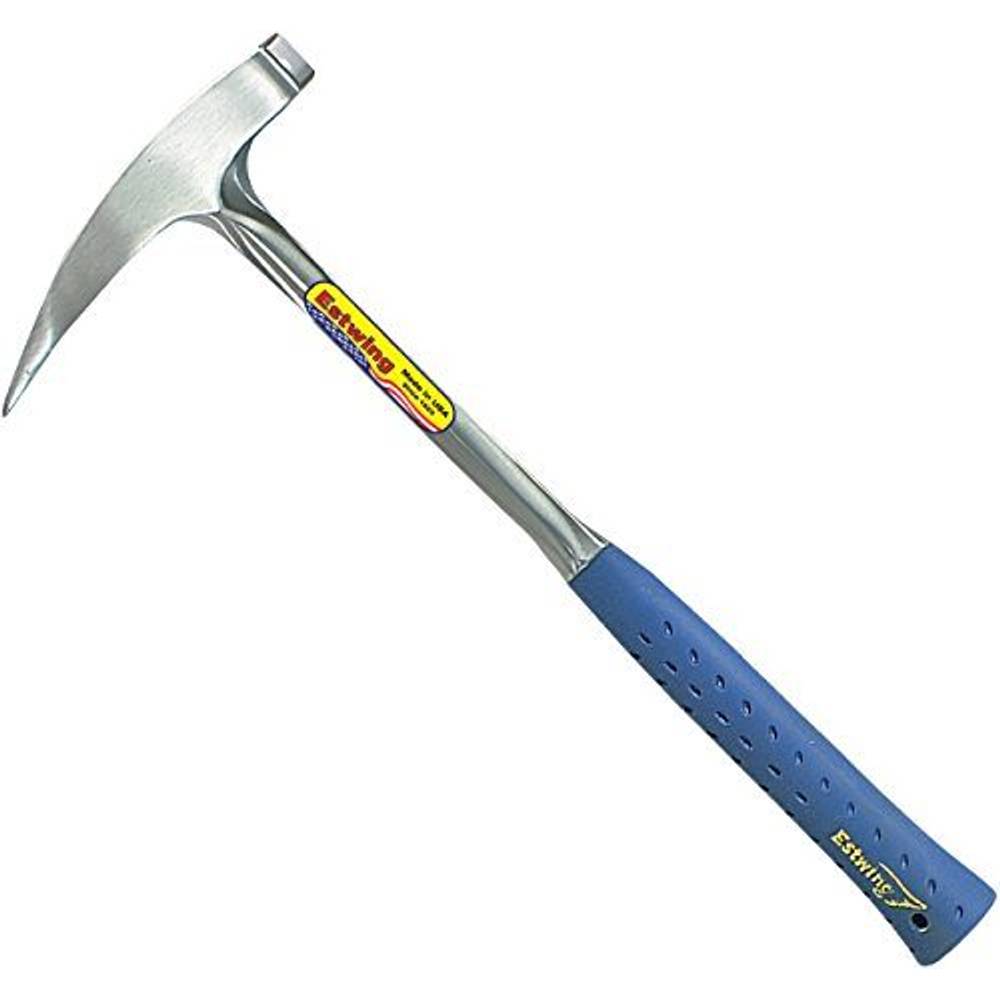 Schürfhammer Mit Meißel Estwing Geologenhammer E3-24PC – Schürfhammer, Meißelkante, Vinylgriff, 850 G, 28 Cm, Aus Einem Stück Geschmiedet