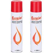 EUROJET Feuerzeug Gas 2 x 300 ml