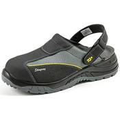 Euroroutier Stingray Black Leather Clog