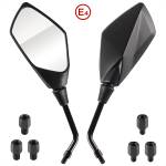 Evermotor Universal Motorrad Rückspiegel