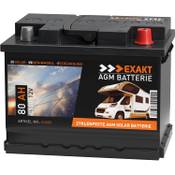 EXAKT AGM Batterie 80Ah Vergleich