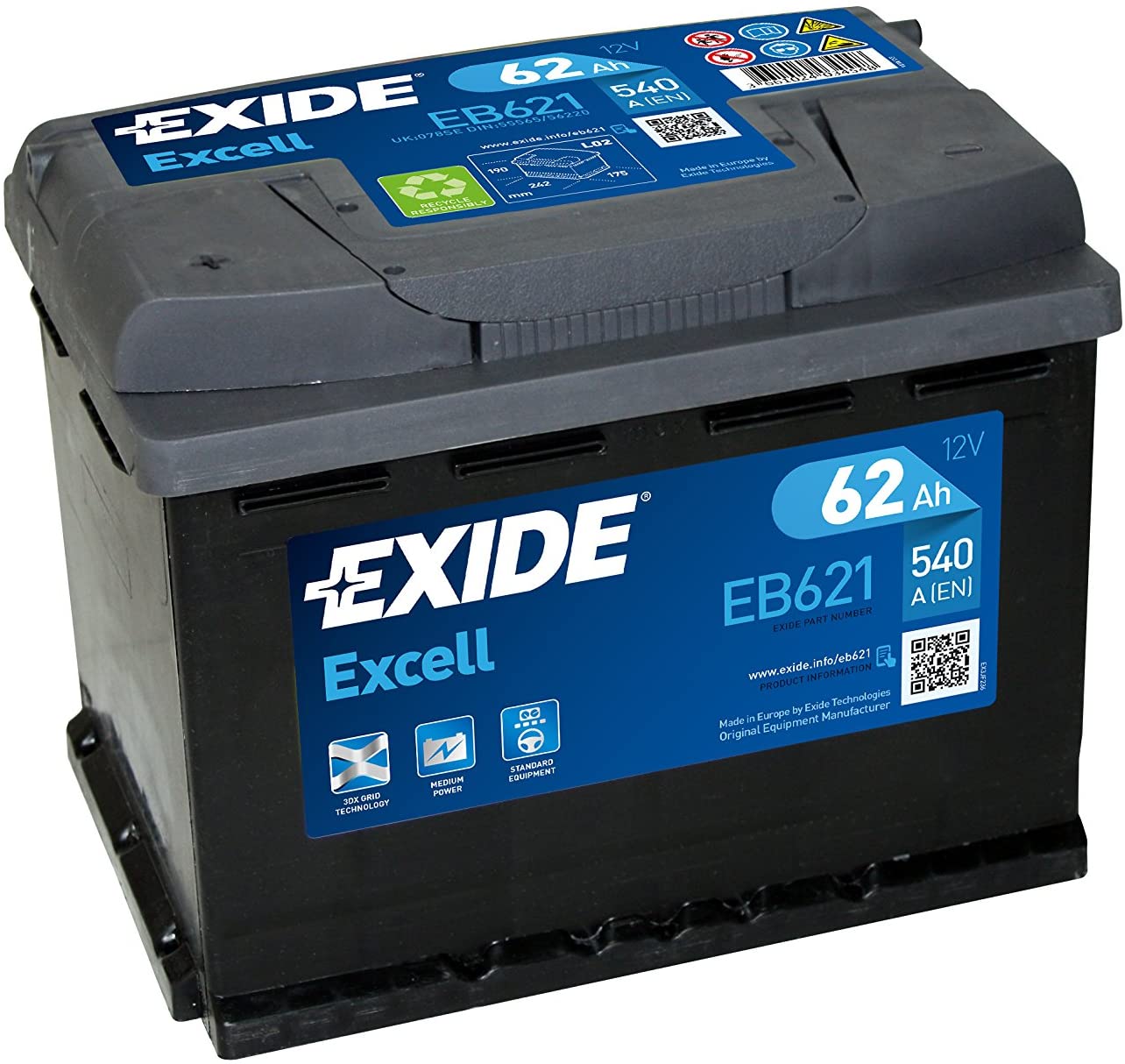 Exide-Autobatterie Test & Vergleich » Top 12 im Februar 2024