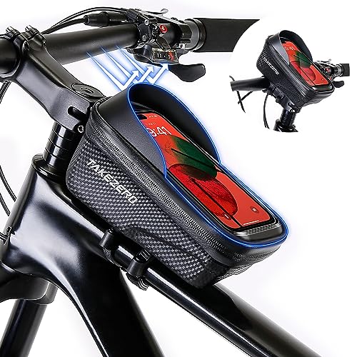 Fahrrad Rahmentasche Für Smartphone - Wasserdichte Oberrohrtasche Bis 6,8 Zoll