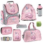 Familando Magic Einhorn Schulranzen-Set