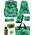 Familando Playworld Gaming Pixel Schulranzen-Set
