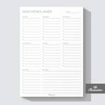 Fantastino Wochenplaner Block