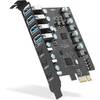 Farboko USB-PCI-Karte (4A +3C)