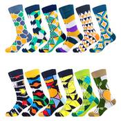 Fasefunn Bunte Herren Socken