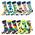 Fasefunn Bunte Herren Socken