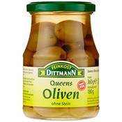 Feinkost Dittmann Queens-Oliven grün ohne Stein Vergleich