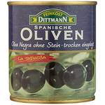Feinkost Dittmann spanische Oliven Oliva Negra ohne Stein
