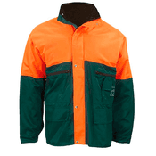 Feldtmann Schnittschutzjacke Grün/Orange