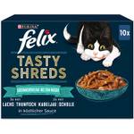 Purina Felix Tasty Shreds Katzenfutter nass in Sauce