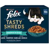 Purina Felix Tasty Shreds Katzenfutter nass in Sauce