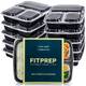 Fitprep 3-fach Meal-Prep-Boxen ‎FP31-C Vergleich