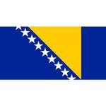 Flaggenfritze Bosnien-Flagge