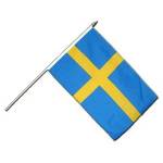 Flaggenfritze Stockflagge Schweden