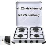Gaskocher 4-flammig