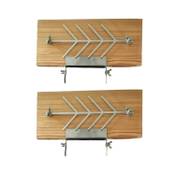 Flammlachsbrettl Räucherbrett klein