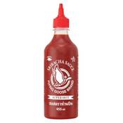 Flying Goose Sriracha Chilisauce, mit extra Chili Vergleich