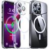 Flyzoo Magnetisch Hybrid Clear Hülle für iPhone 13 Pro