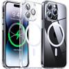 Flyzoo magnetisch Hybrid Clear Hülle für iPhone 14 Pro
