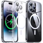 Flyzoo magnetisch Hybrid Clear Hülle für iPhone 14 Pro