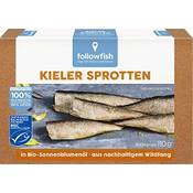 Followfish Kieler Sprotten in Bio-Sonnenblumenöl Vergleich