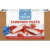 Followfish MSC Sardinen Filets in Bio-Tomatensauce Vergleich