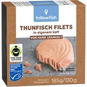 Followfish Thunfisch-Filets in eigenem Saft Vergleich