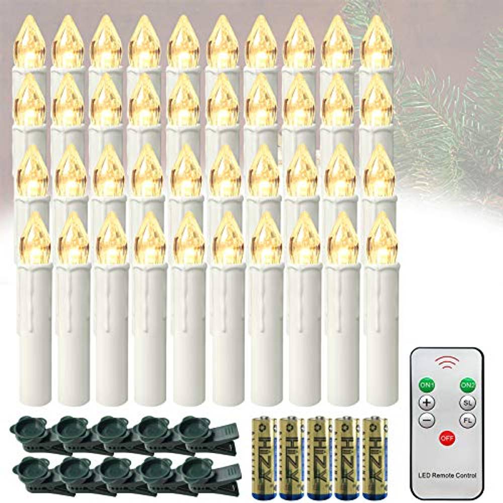 Kabellose Christbaumkerzen: Top 10 Test & Vergleich