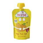 Fruchtbar Quetschie Mango-Pfirsich-Banane