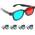 Ganzoo 3D-Anaglyphen-Brille