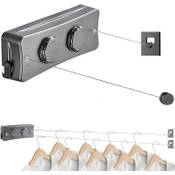 Garqitwan Wäscheleine ausziehbar