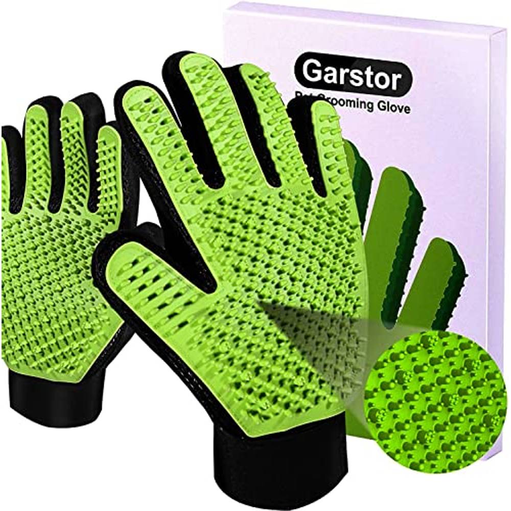 1 Paar Fellpflege-Handschuh Fr Hunde & Katzen  Sanfte Entwirrungsbrste  Fr Kurzes, Mittleres & Langes Haar Handschuh Katzenhaare