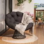 Garveehome Ergonomischer Papasan Sessel aus Rattan