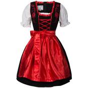 Gaudi-Leathers Dirndl Set 3 tlg. mit Stickerei Vergleich